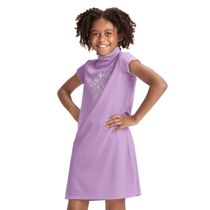 Soft as Snow Dress for Girls R1