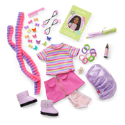 Long Hair Looks™ by Truly Me™ 18-inch Doll #135 & hair accessories K8