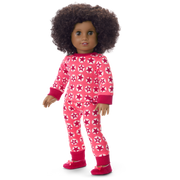 American Girl® x Hanna Andersson Berry Bright Stars Pajamas for 18-inch Dolls X4