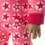 American Girl® x Hanna Andersson Berry Bright Stars Pajamas for 18-inch Dolls X4