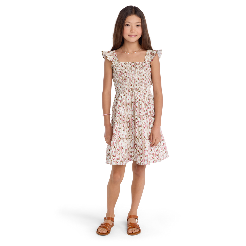 American Girl® x Hill House Home Tiny Ellie Nap Dress for Girls (Felicity™ Print) X3