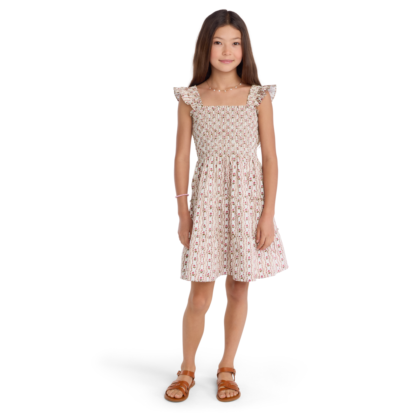 American Girl® x Hill House Home Tiny Ellie Nap Dress for Girls (Felicity™ Print) X3
