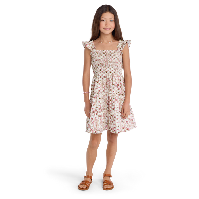 American Girl® x Hill House Home Tiny Ellie Nap Dress for Girls (Felicity™ Print) X3