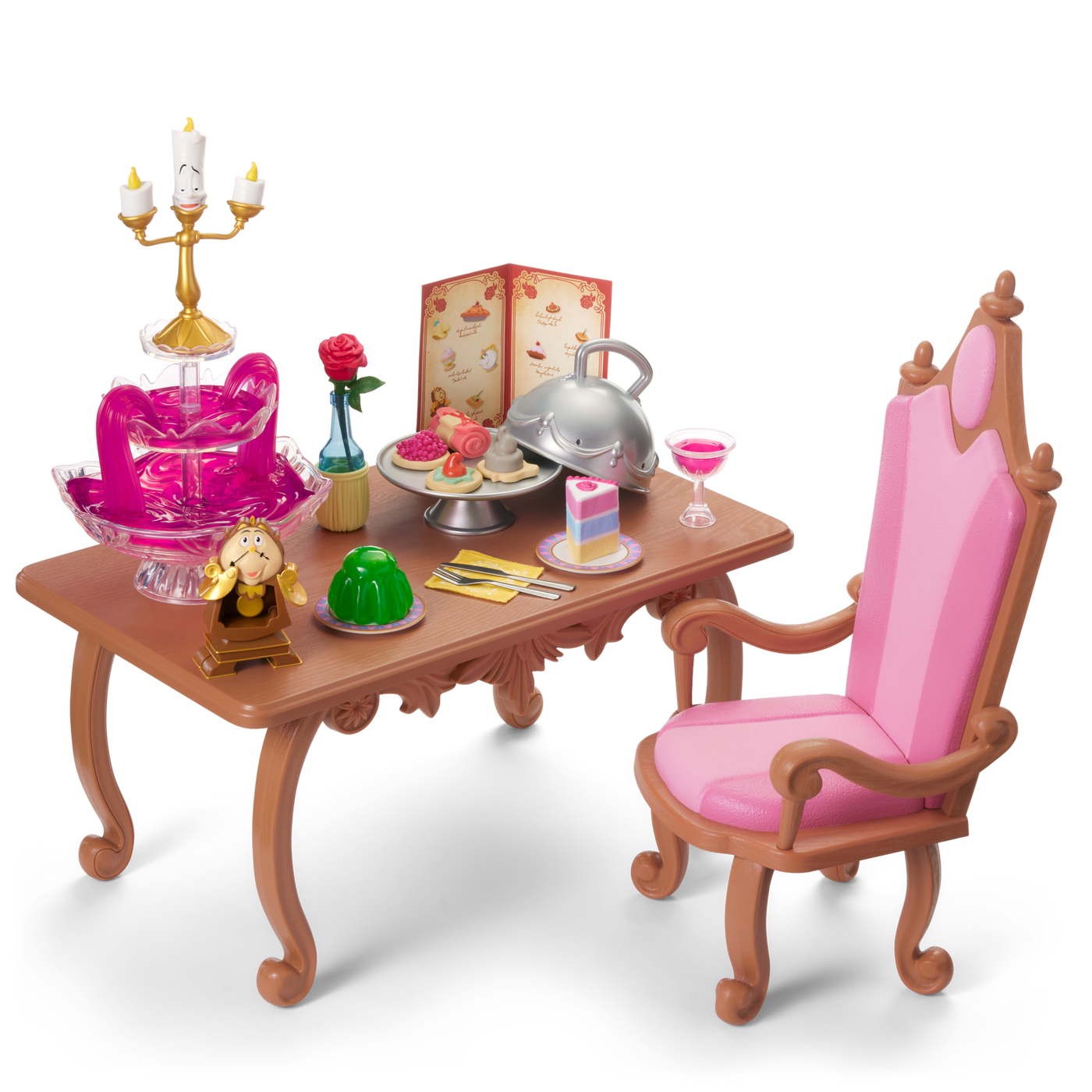 Disney Princess Belle Enchanted Castle Dining Set & Friends for 18-inch Dolls by American Girl® V2