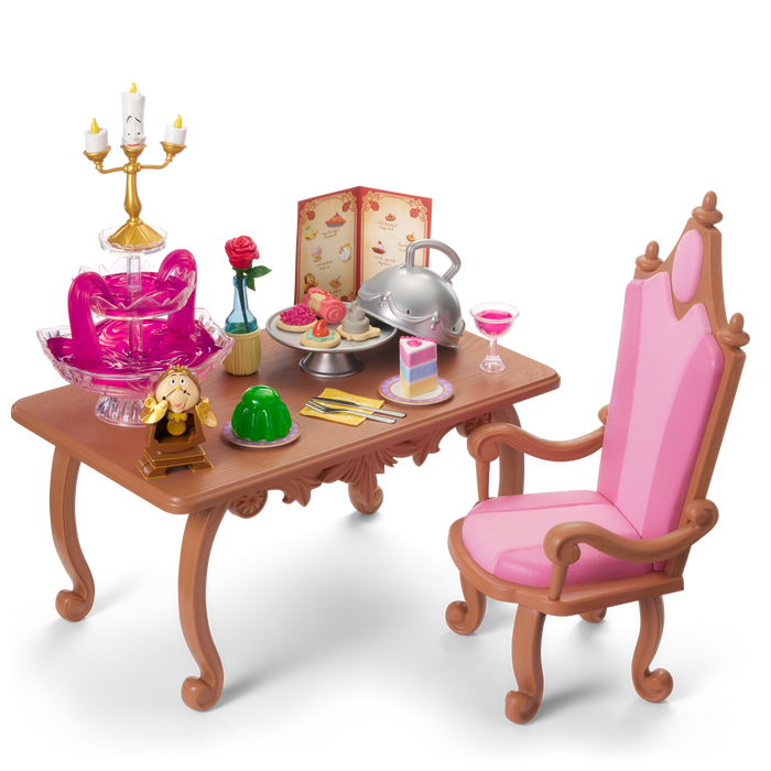 Disney Princess Belle Enchanted Castle Dining Set & Friends for 18-inch Dolls by American Girl® V2