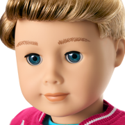 Truly Me™ 18-inch Doll #104 with straight caramel hair W5