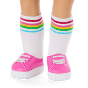 Truly Me™ 18-inch Doll #126 with wavy brown hair Z2