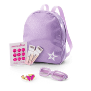 Colorful Teddy Bear Backpack & Accessory Set for 18-inch Dolls K1