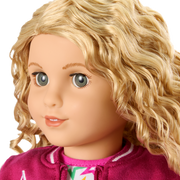 Truly Me™ 18-inch Doll #115 with curly blonde hair J2