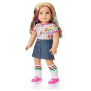 Truly Me™ 18-inch Doll #110 with wavy blonde hair C7
