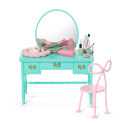 Raquel’s™ Vintage Vanity for 18-inch Dolls (Girl of the Year™ 2026) B4