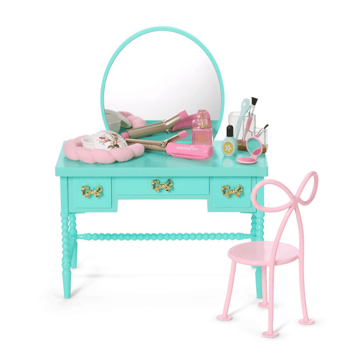 Raquel’s™ Vintage Vanity for 18-inch Dolls (Girl of the Year™ 2026) B4