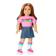 Truly Me™ 18-inch Doll #103 with wavy red hair J3