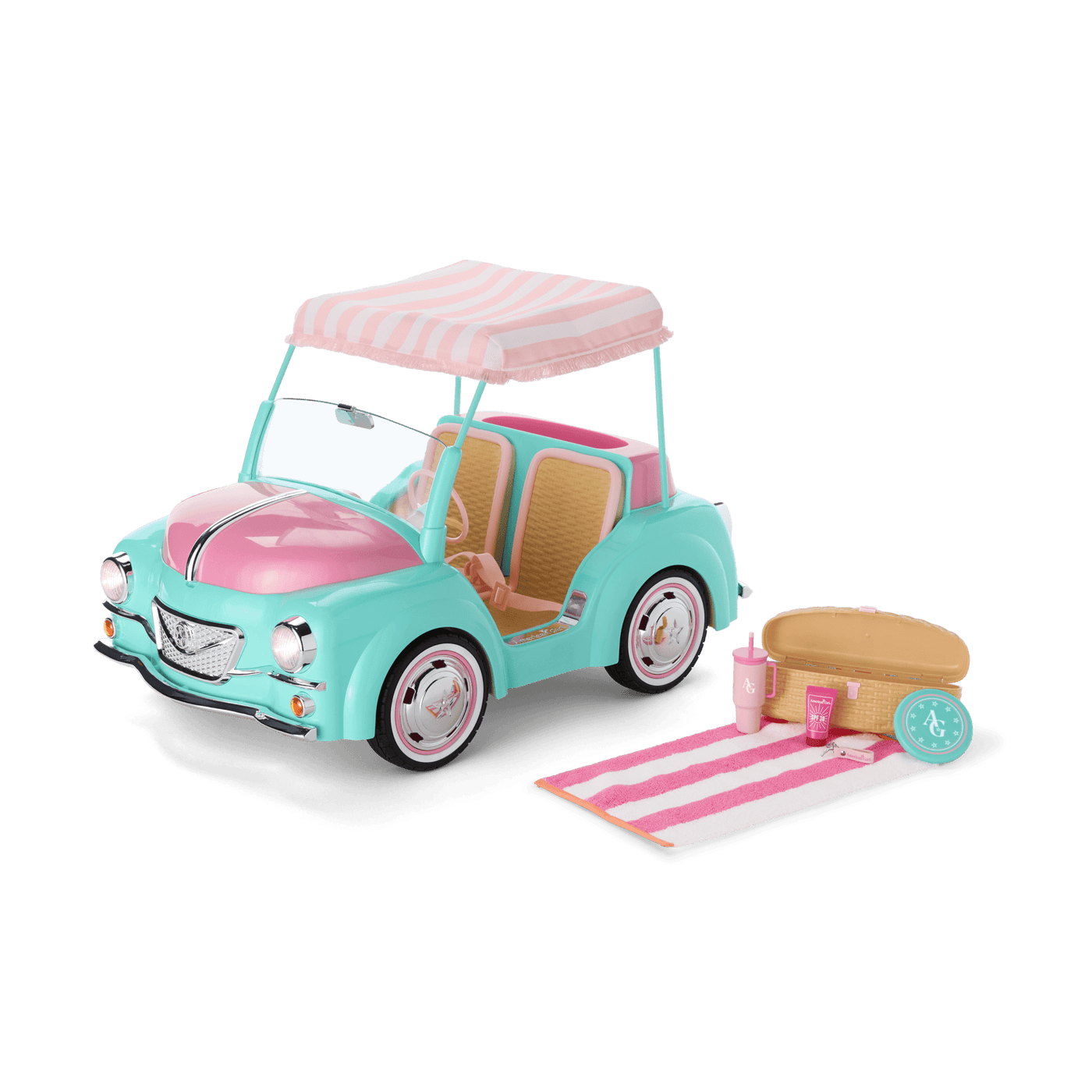 Raquel's™ Seaside Car for 18-inch Dolls (Girl of the Year™ 2026) F9