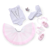 My First Ballet Recital Costume for 18-inch Dolls H1