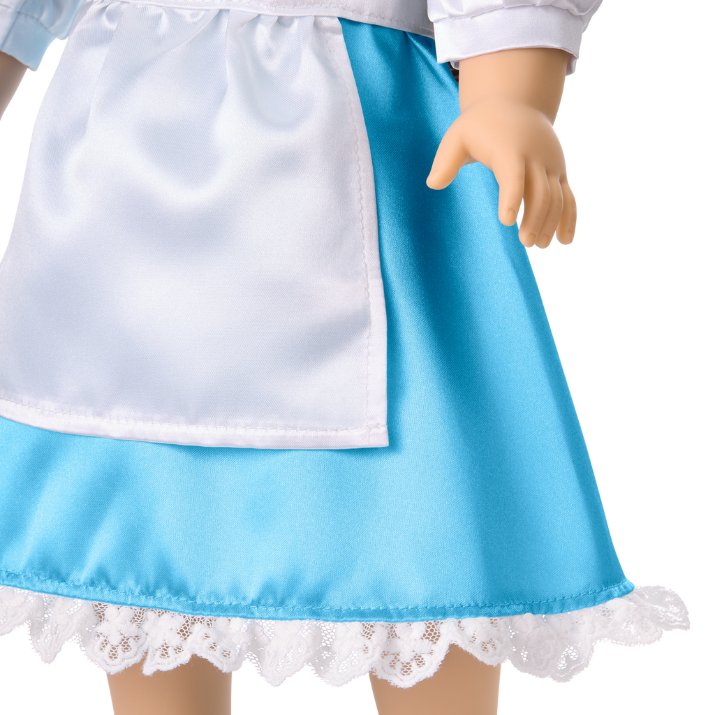 American Girl® Disney Princess Belle Blue Dress, Mrs. Potts, Chip & Accessories for 18-inch Dolls B9