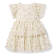 American Girl® x Janie and Jack Sparkly Cream Celebration Dress for Little Girls & Girls R4