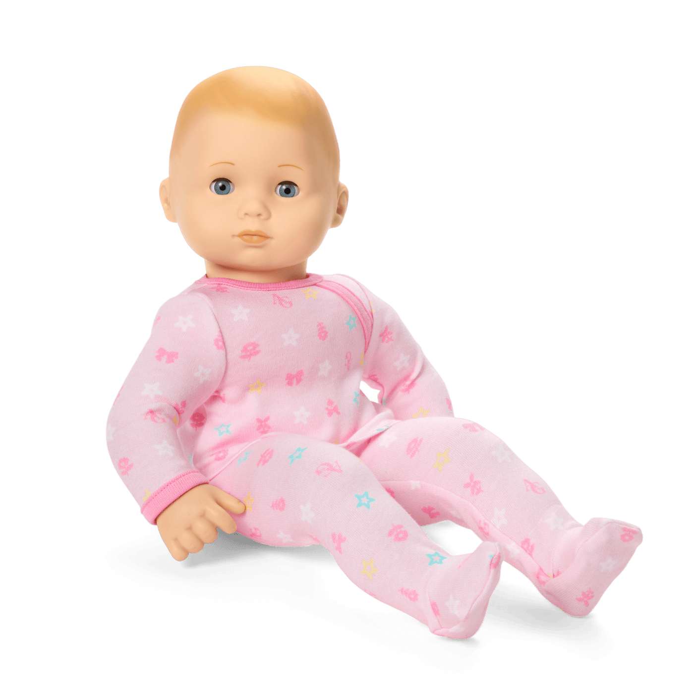 Bitty Baby® Doll #3 with blonde hair in Pastel Pink M4