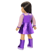 February Amethyst Bliss Outfit for 18-inch Dolls D9