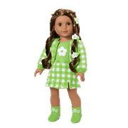 August Peridot Glow Outfit for 18-inch Dolls V4