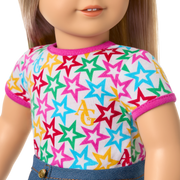 Truly Me™ 18-inch Doll #100 with straight layered blonde hair B3