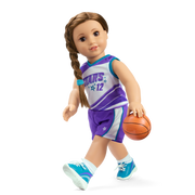 Star Player Basketball Outfit for 18-inch Dolls Z6
