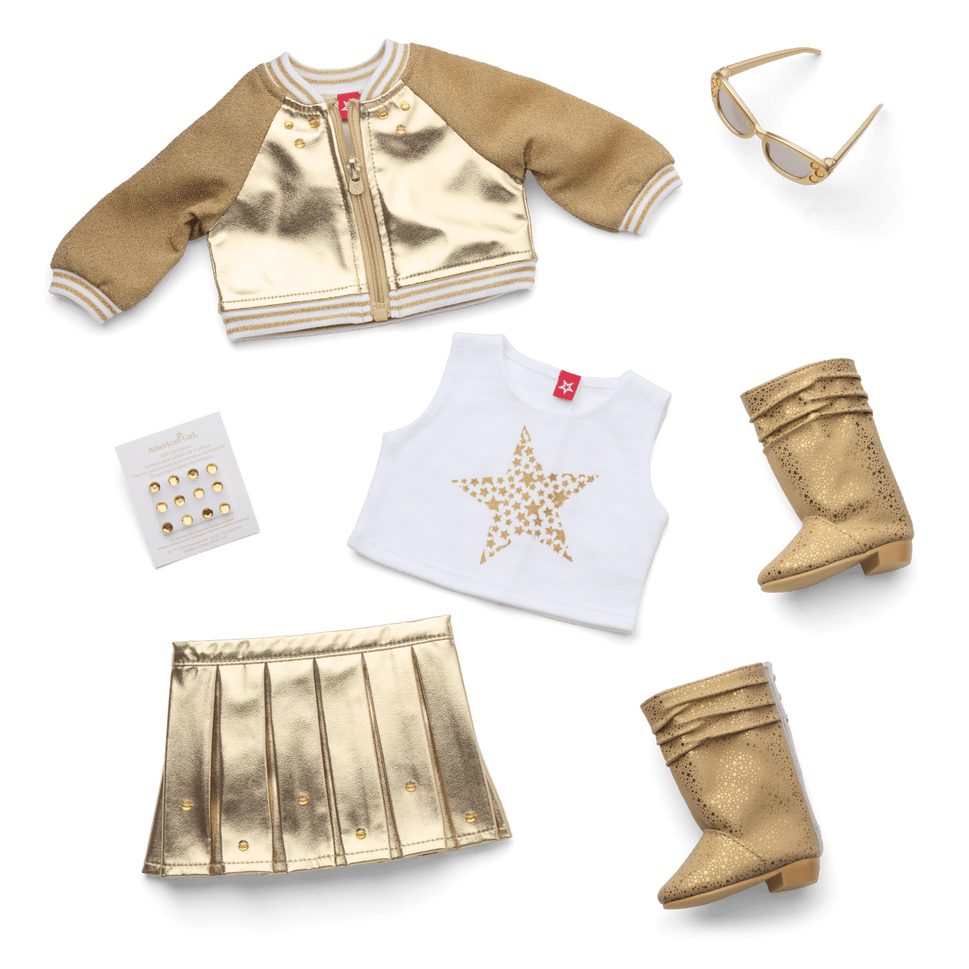 November Topaz Pizzazz Outfit for 18-inch Dolls W4