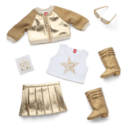 November Topaz Pizzazz Outfit for 18-inch Dolls W4