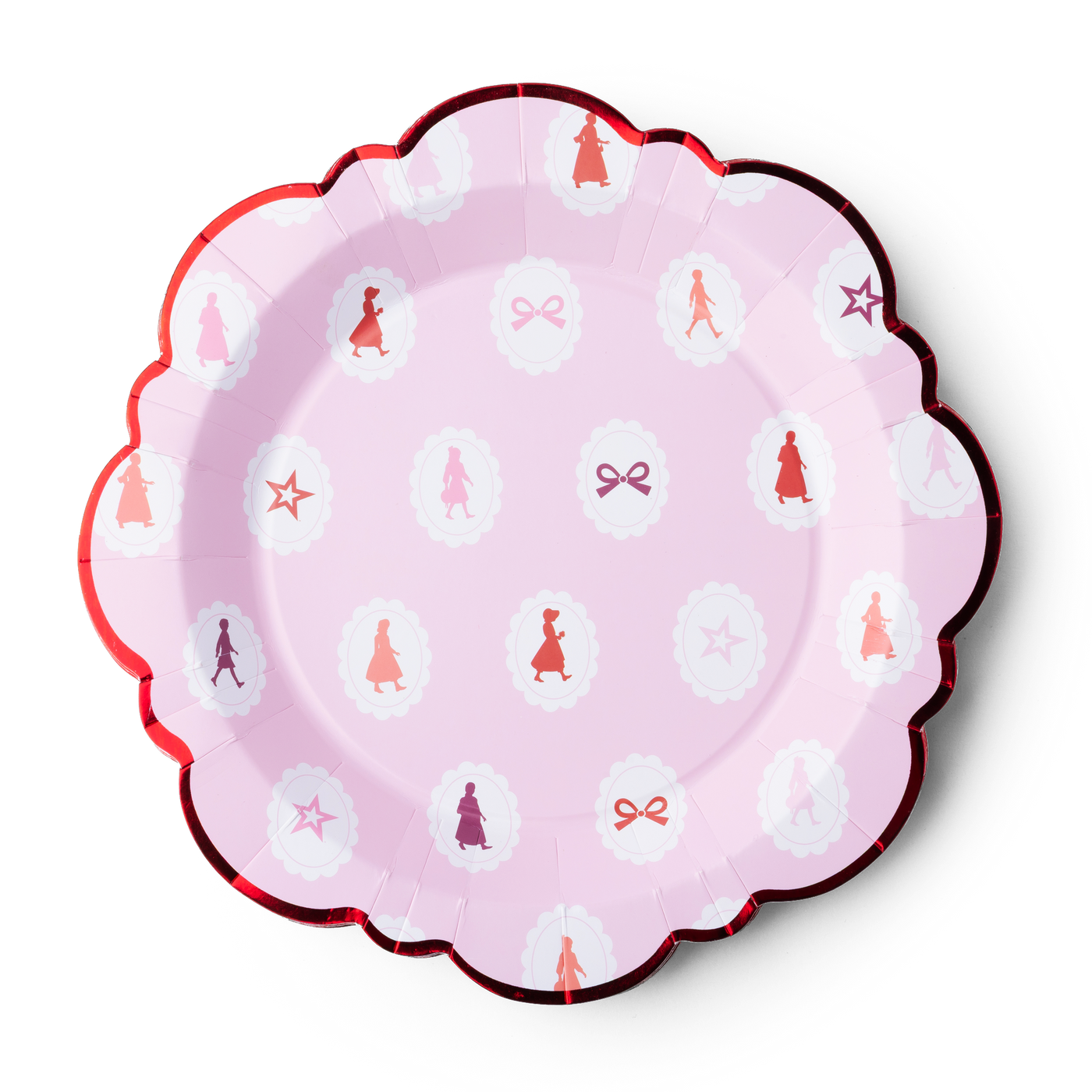 American Girl™ x Bonjour Fête Classic Characters Large Plates (Set of 8) D6