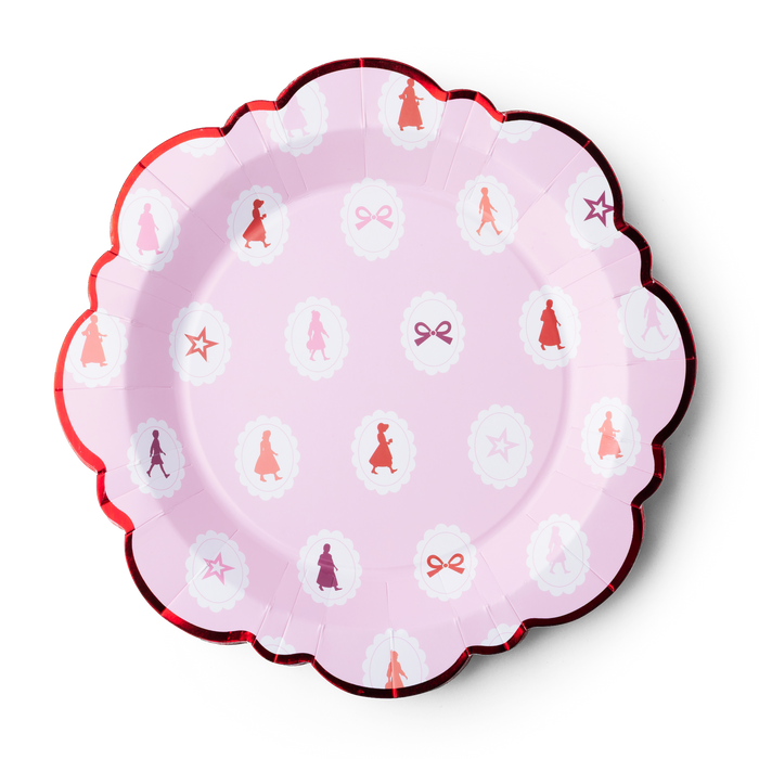 American Girl™ x Bonjour Fête Classic Characters Large Plates (Set of 8) D6