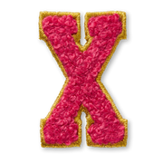 AG™ Letter X Stick-On Patch E8