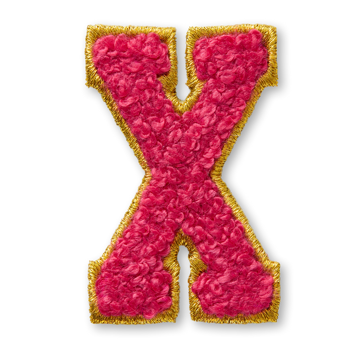 AG™ Letter X Stick-On Patch E8