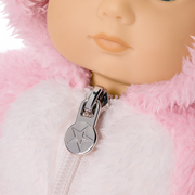 Playful Pink Bunny One-Piece Outfit for Bitty Baby® Dolls R9