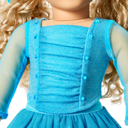 December Blue Brilliance Topaz Outfit for 18-inch Dolls I6