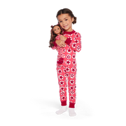 American Girl® x Hanna Andersson Berry Bright Stars Pajamas for Little Girls & Girls L4