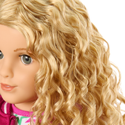 Truly Me™ 18-inch Doll #115 with curly blonde hair J2
