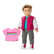 Truly Me™ 18-inch Doll #104 with straight caramel hair W5