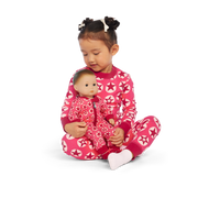 American Girl® x Hanna Andersson Berry Bright Stars Pajamas for Bitty Baby® Dolls C7