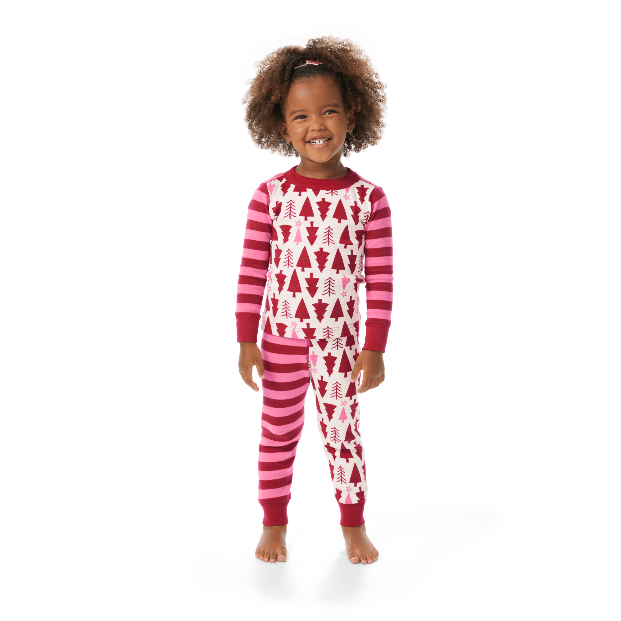 American Girl® x Hanna Andersson Holiday Treetops Pajamas for Little Girls & Girls V4