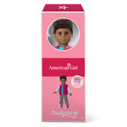 Truly Me™ 18-inch Doll #113 with curly dark-brown hair E4