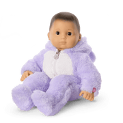 Lovable Lavender Bear One-Piece Outfit for Bitty Baby® Dolls P1