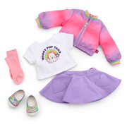 Summer’s™ Waggy Pup Tails™ Outfit for 18-inch Dolls (Girl of the Year™ 2025) I1