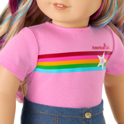 Truly Me™ 18-inch Doll #110 with wavy blonde hair C7