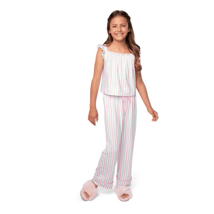 Raquel's™ Coastal Stripes Pajamas for Girls (Girl of the Year™ 2026) C1