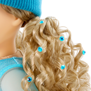 December Blue Brilliance Topaz Outfit for 18-inch Dolls I6