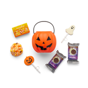 Claws & Cuddles Cat Costume & Trick-or-Treat Set Bundle for 18-inch Dolls R0