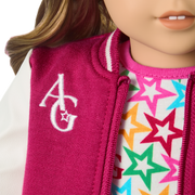 Truly Me™ 18-inch Doll #118 with curly caramel hair K5