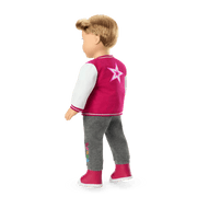 Truly Me™ 18-inch Doll #104 with straight caramel hair W5