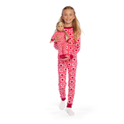 American Girl® x Hanna Andersson Berry Bright Stars Pajamas for Little Girls & Girls L4