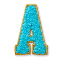 AG™ Letter A Stick-On Patch S9